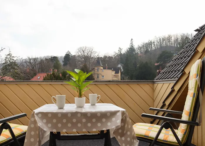 Ferienwohnung -Villa Am Stadtpark- Blankenburg Mit Balkon Und Sauna